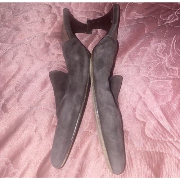 Maryam Nassir Zadeh Suede Andrea Mules‎ Size 38.5 Chocolate Brown - Picture 8 of 11